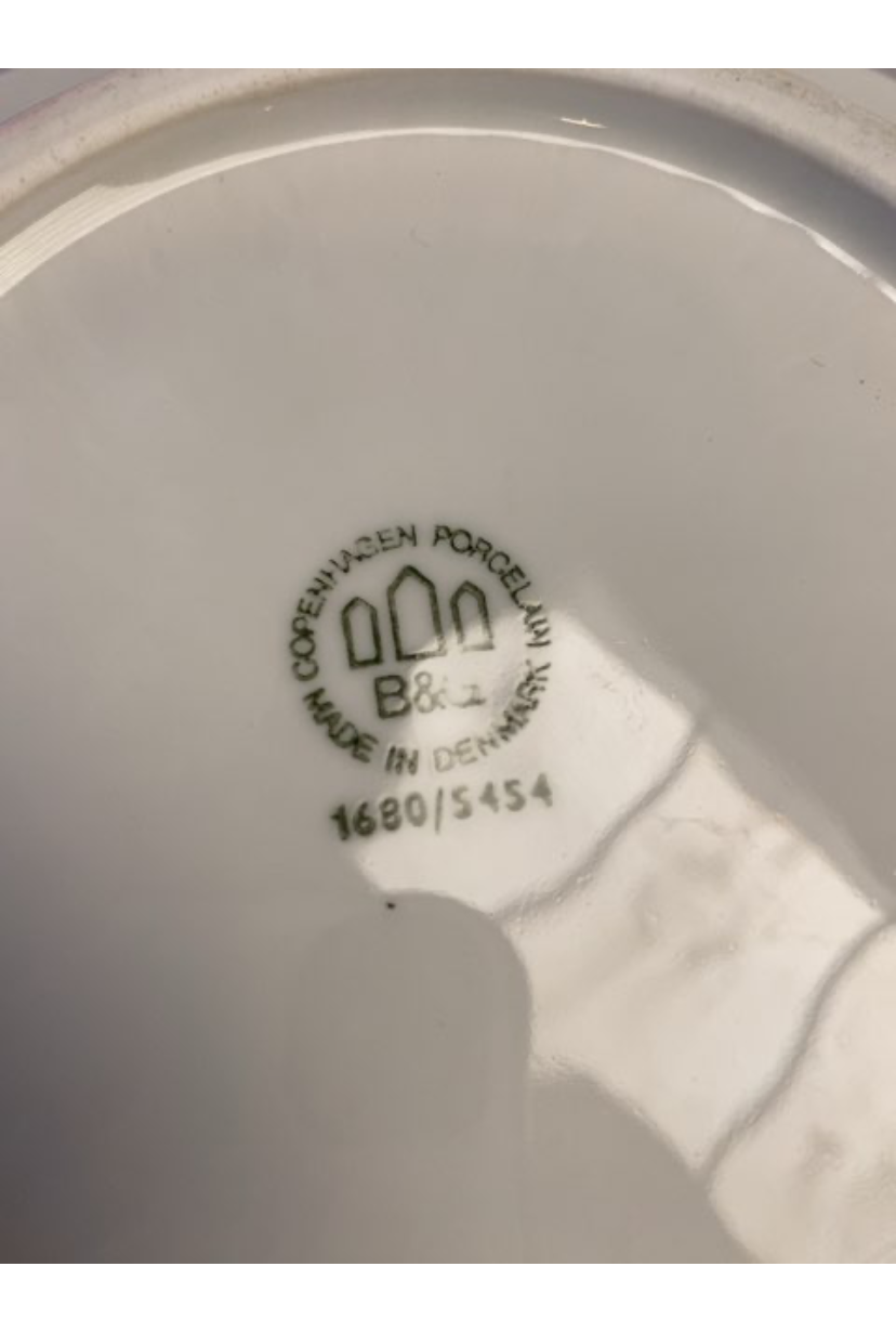 B&G fad med grønlandsk motiv